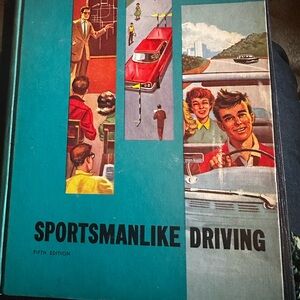 Vintage Handbook of driving basics. No rips or stains, non smoking home.